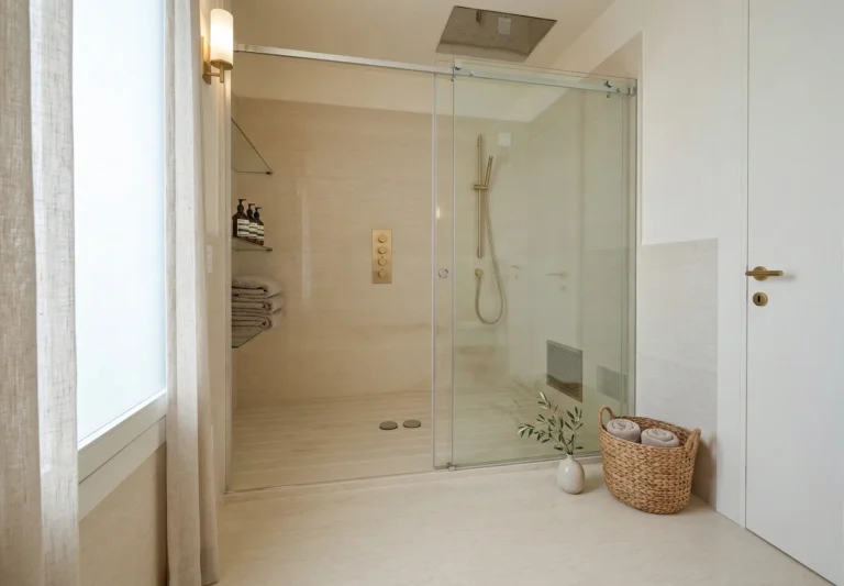 Salle de bains d’une villa privée