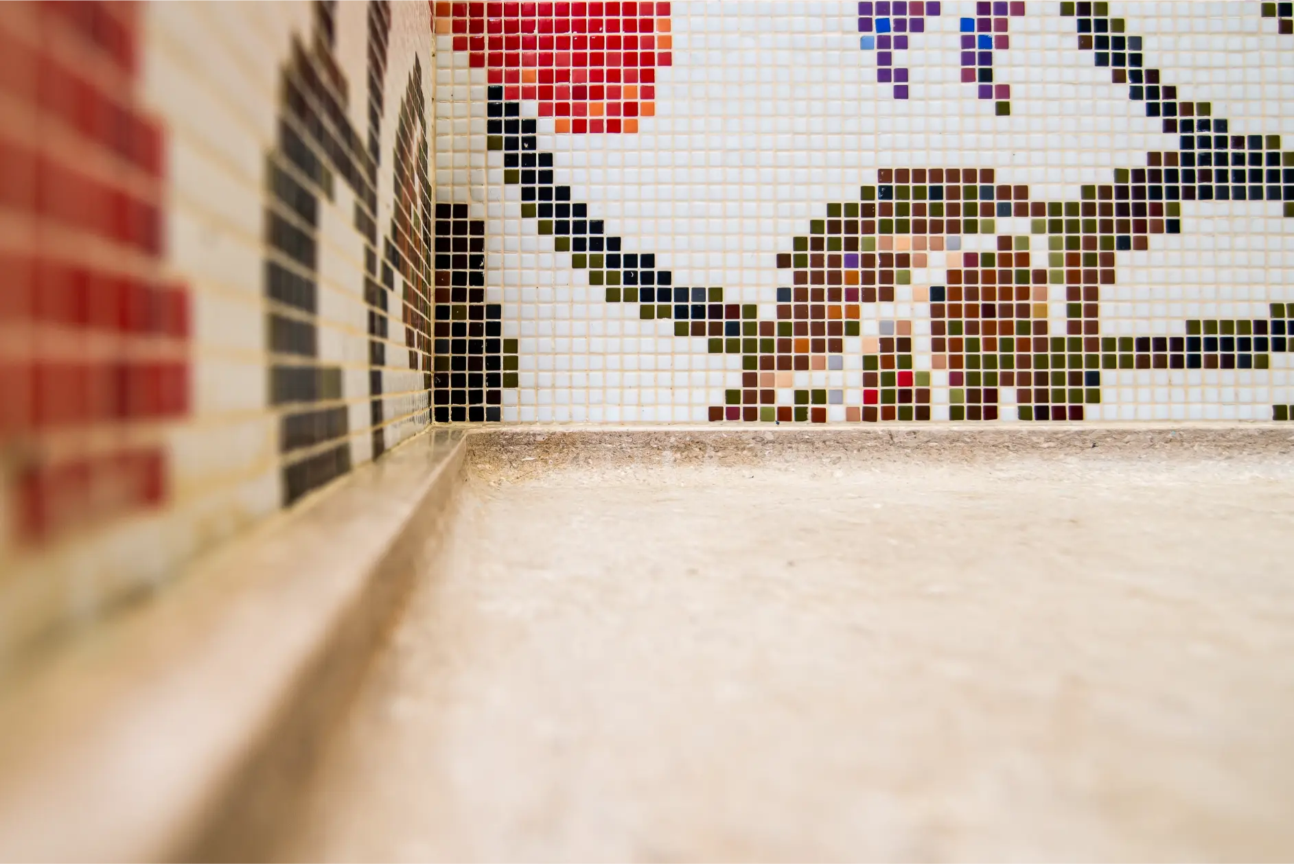 Bathroom grolla beige honed and mosaico (4)