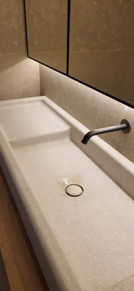 Lavandino in Grolla Beige sandblasted + brushed RC (5)