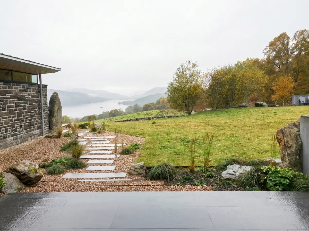 Scotland black stone flamed floor 4