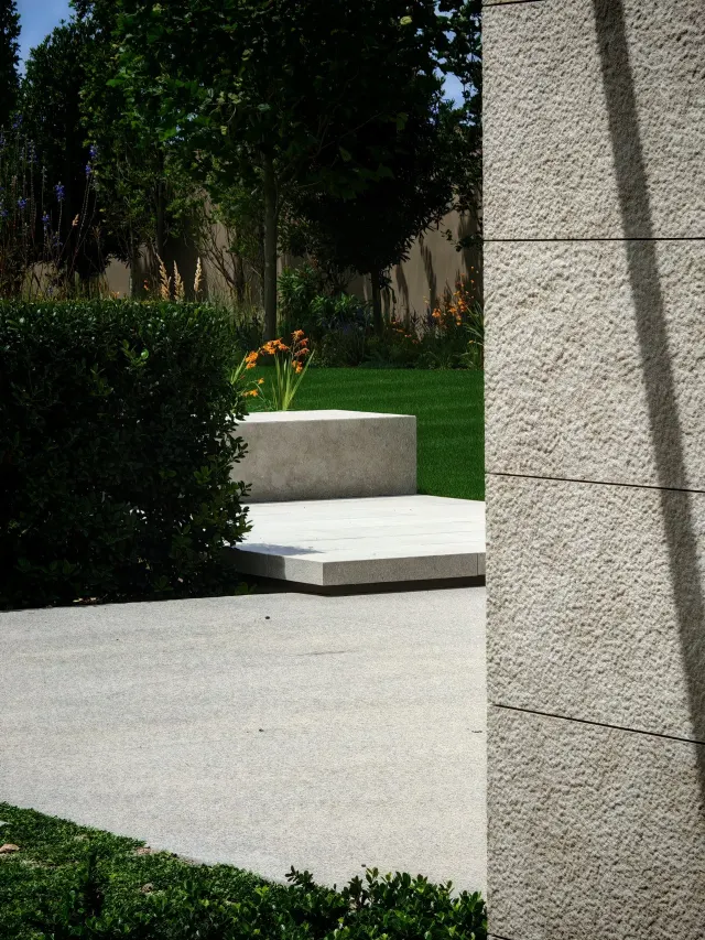 Villa NZ grigio olivo rock finish wall (21)