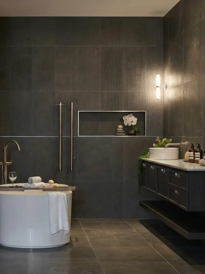 bagno australia fossil grey papyro wall fossil grey honed floor (2)