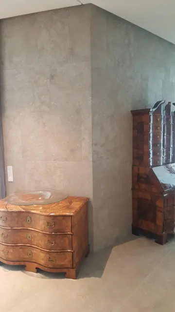 olivo honed floor and steps project 3