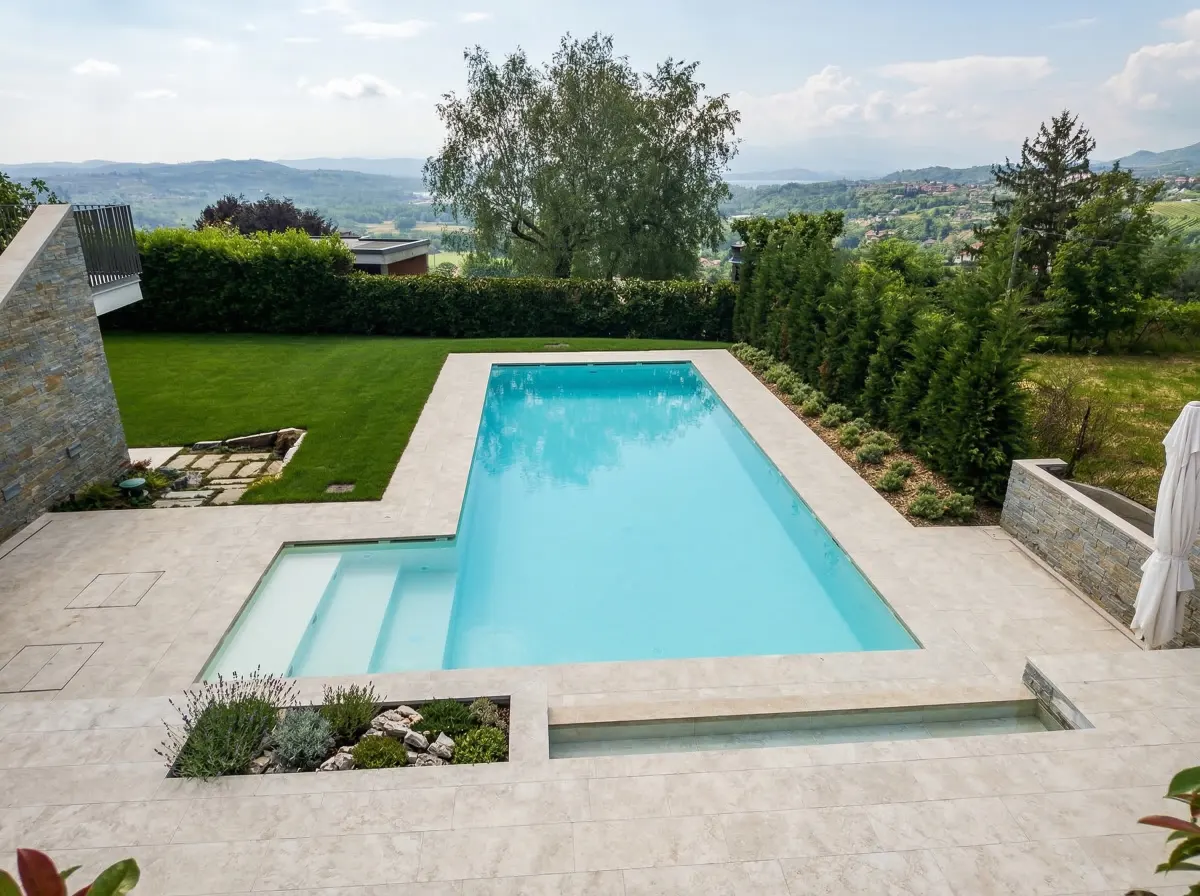 pool in grigio olivo flamed italy (2)