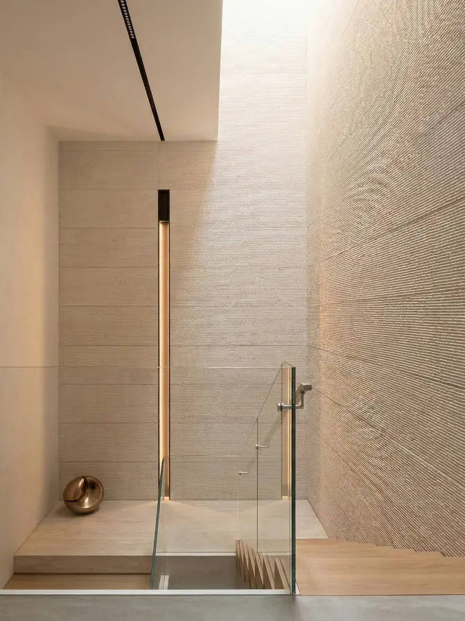 villa downunder pasubio beige rigato rock wall 2